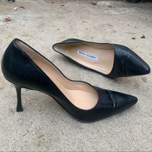 Manolo Blahnik Leather Pumps